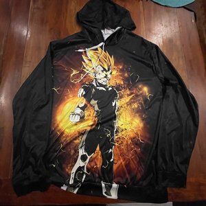 Dragon Ball Super Saiyan Goku Ultimate Fighting Form Black Hoodie